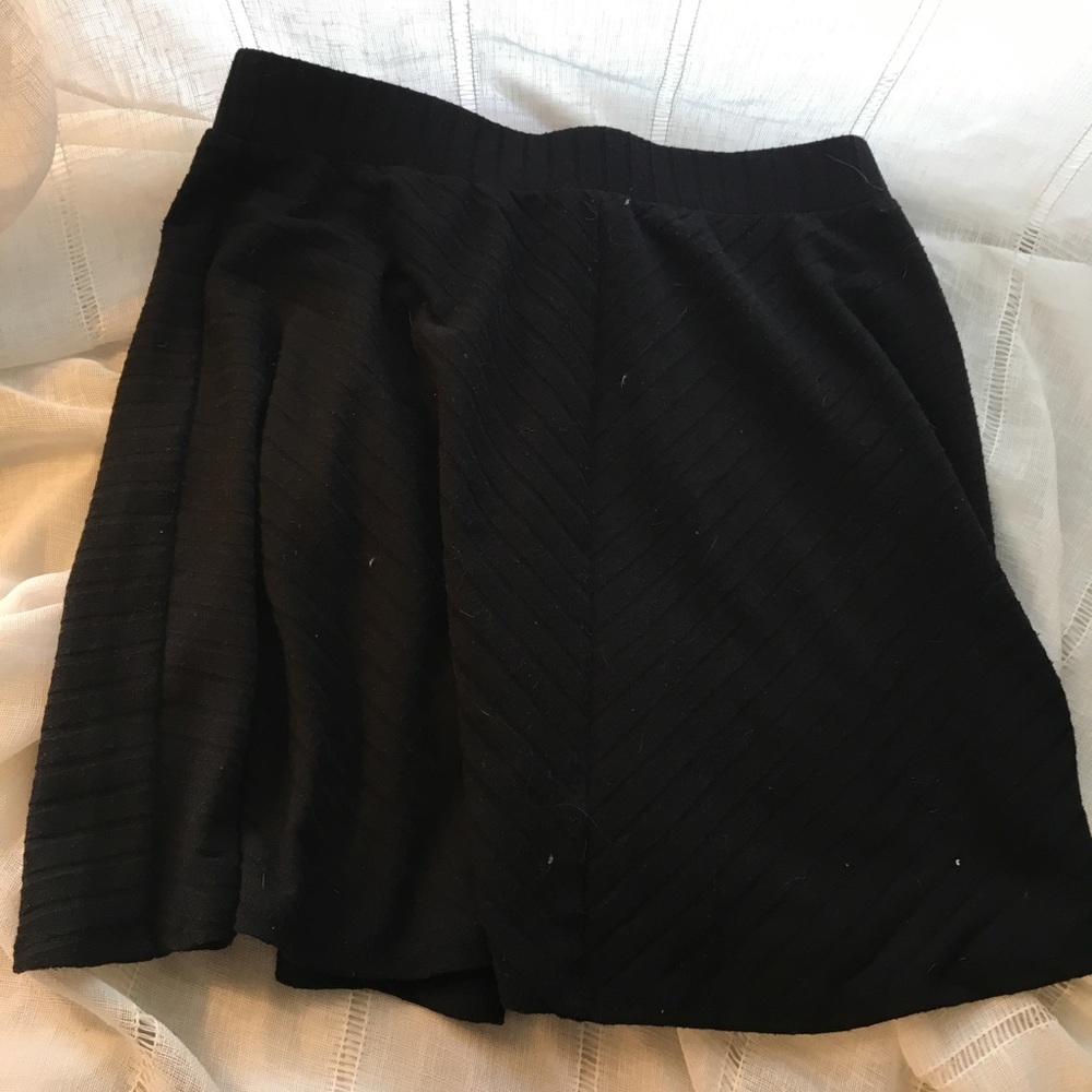 Textured Knit Mini Skirt